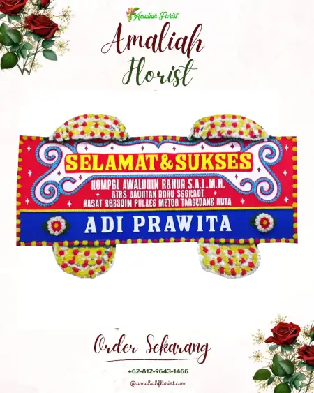 Papan Bunga Ucapan Selamat Jalan Daan Mogot