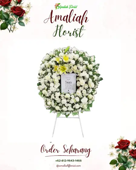 Krans Bunga Duka Jalan Daan Mogot