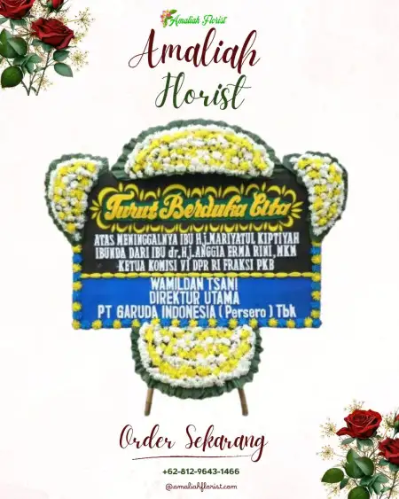 Papan Bunga Duka Jalan Daan Mogot